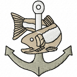 Fishes Embroidery Design 2 Fishes Embroidery Design 2